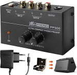 Phono eelv&otilde;imendi plaadim&auml;ngija: Eelv&otilde;imendi plaadim&auml;ngijale MM proovis&uuml;steemidega, RCA sisend ja v&auml;ljund, Phono eelv&otilde;imendi plaadim&auml;ngijale koos tasemega, Stereov&otilde;imendi 12 V alalisvoolu toiteallikaga