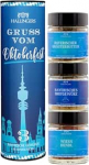 Hallingers tervitus Oktoberfestilt - 3-osaline v&uuml;rtsisegu kinkekomplekt - K&auml;sitsi valmistatud naudingu komplekt Baierist, imeline kingitus gurmaanidele (komplekt) - kingiideed j&otilde;ulud ja kingitused Advent