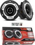 2 DS18 PRO-TWX1 Super Bullet Tweeter 9,60 cm 96 mm l&auml;bim&otilde;&otilde;duga 120 Watt RMS ja 240 Watt Max 4 Ohm 103 dB tundlikkusega 4 cm s&uuml;gavusel paari kohta + 3 tasuta kleebist.