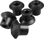 CNC-Winkelgetriebeteile Kegelkegel 90&deg; Metallschleifer Zahnr&auml;der Zahnstangenr&auml;der 45 Stahl S&auml;gezahn 0,5M30T 1St