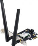 ASUS BE6500 Triband WiFi 7 PCI-E adapter (802.11be Bluetooth 5.4, v&otilde;rgu turvalisus WPA3, OFDMA ja MU-MIMO, Multi-Link operatsioon)