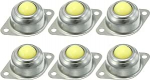 Aexit 6 t&uuml;kki CY-15A kahe augu &auml;&auml;rikuga paigaldatud 5/8-tolline nailonrullerite &uuml;lekandeseadme laager (829ac906765bfc7884cae6ac2bbca699)