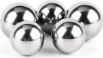 Generisch Pack of 5 kuullaagrite kuulid, t&auml;psuspallid, 304 roostevabast terasest kuulid, laagrite kuulid, l&auml;bim&otilde;&otilde;t 20 mm - 30 mm (25 mm)
