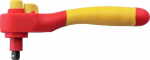 Wiha 43054 Insulated Ratchet Wrench for Socket Spanner 1/4 Inch (Switchable, Insulated)