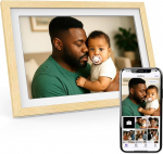 XORO 11-tolline WiFi digitaalne pildiraam, 1920 x 1080 Full HD 1080P IPS puuteekraan, 32 GB m&auml;lu, automaatne p&ouml;&ouml;ramine, p&ouml;&ouml;gipuit, jagage fotosid koheselt k&otilde;ikjalt.