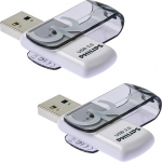 Philips Vivid Edition Super Speed 3.0 USB m&auml;lupulk USB m&auml;lupulk 2X 32GB p&ouml;&ouml;ratava korgiga PC, s&uuml;learvuti, arvuti andmete salvestamiseks, lugemiskiirus kuni 100MB/s