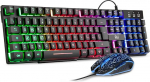 Rii Gaming RK108 (Itaalia paigutus) - komplekt koos klaviatuuri RK100+ ja m&auml;nguhiirega, LED taustavalgustus, tundlikkus reguleeritav kuni 3200 dpi