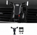 &Uuml;hildub Octavia III 3 5E 2014-2019 mobiiltelefonihoidjaga, ainult vertikaalseks kasutamiseks (must)