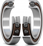 1 paar 71913C HQ1 P4A DGA 65X90X1 3 71913 Nurkkiirguskuuli laager spindel SI3N4 Keraamiline kuul SI3N4