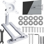 Teleri monitori seinakinnitus Echo Show 15 jaoks, reguleeritav klamber p&ouml;&ouml;rlev ja kallutatav, teleri kinnitus 13-30-tollise teleri jaoks, kuni 15 kg, must