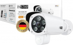 INSTAR IN-9408 2K+ White - LAN/WLAN Surveillance Camera with Artificial Intelligence - Weatherproof Outdoor Camera - 2.4 GHz and 5 GHz WLAN - WPA3 - HomeKit - PIR - Wide Angle - RTSP