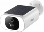 ieGeek 2K v&auml;livalvekaamera aku p&auml;ikesepaneeliga, v&auml;livalvekaamera p&auml;ikesevalgusega, PIR liikumistuvastus, 2.4GHz WiFi, 6S pilvepuhvri ts&uuml;kkel, ilma tellimuseta