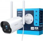 GNCC 2K HDR Outdoor Surveillance Camera, Audio & Motion Detection, Night Vision WiFi Outdoor, IP65 Waterproof, Cloud/SD Storage, 2-Way Audio, 2.4 GHz