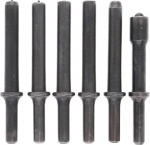 Drucklufthammer, 6-teiliges Set Druckluftnieten aus Stahl, Vollnieten, Schlagwerkzeuge for Rostentfernung/Bohren