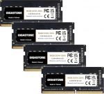 【DDR4 RAM ainult s&uuml;learvutite jaoks】GIGASTONE 64GB komplekt (4x16GB) DDR4 2666MHz (2400MHz v&otilde;i 2133MHz) PC4-21300(PC4-19200/17000) CL19 1.2V SODIMM 260Pin Non-ECC puhverdamata s&uuml;learvutite s&uuml;learvutite m&auml;lu uuendamine