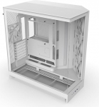 NZXT H9 Flow (2025) - Suur kahe kambriga ATX Mid-Tower &otilde;huvooluga arvutikapp - sisaldab 3 x 140mm ja 1 x 120mm ventilaatorit - 420mm radiaatoritugi - karastatud klaas - Back Connect Ready - valge v&auml;rvi