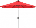 Abccanopy p&auml;ikesevarju veekindla kattega, aiavarju, turuvari, 230cm, punane