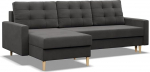 Mebligo - Nurgadiivan magamisfunktsiooniga ja voodikastiga BLANK, 223 x 88 x 140 cm, universaalne nurgadiivan, diivan paremal v&otilde;i vasakul k&uuml;ljel, elutoa diivanvoodi, L diivan magamisfunktsiooniga - Hall