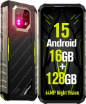 Ulefone Armor 22 V&auml;limaa mobiiltelefon 2026 ilma lepinguta Android 15 16GB + 128GB/SD-512GB Robustne nutitelefon IP68K 6 58 tolli 120Hz 64MP kaamera 6600mAh aku IP69K veekindel 4G LTE Dual SIM NFC ja veealune režiim
