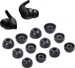 6 paari asendus Silikoonist k&otilde;rvaklapid komplekt Beats Fit Pro Buds k&otilde;rvaklappide juhtmevaba sobitamine k&otilde;rvaklappidesse (must)
