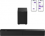 ULTIMEA 2.1 Soundbar juhtmevaba subwooferiga, Dolby Atmos, VoiceMX, BassMX, Soundbar TV-seadmetele, 240W tippv&otilde;imsus, App Control, HDMI eARC, optiline, Bluetooth 6.0, Poseidon M40, mudel 2026