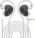 keephifi KZ AS16 PRO In-Ear Monitor k&otilde;rvaklapid, 8BA HiFi IEMS juhtmega k&otilde;rvaklapid, PCB elektrooniline sagedusjaotus, kolmekanaliline dirigendikonstruktsioon, 20-40 kHz k&otilde;rvaklapid professionaalsetele muusikutele, m&auml;ngimine