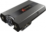 CREATIVE Sound BlasterX G5 Audio kaasaskantav helikaart ja k&otilde;rvaklappide v&otilde;imendi 7.1 Surround HD-ga Windows PC-le, Macile ja PS4-le - must