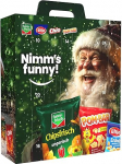 Intersnack Advendikalender 2025 - 810 g Nibble Surprise | Funny-Fresh, Pom-Bar, Chio & &uuml;ltje Snacks | Kr&otilde;be kingitus suupisteid armastavatele inimestele ja perele