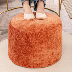 &Uuml;mmargune Ottomani Pehmendusega sametist Pouff Pouff Ottomani ja Footrest Makeup Stool Ottomani Multifunktsionaalne Footrest Kohvilaud P&otilde;rand Pouff Istekoht elutuppa magamistuppa