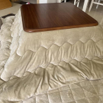 Kotatsu nelja soojenduslaua komplekt elutuppa, igaks aastaajaks, puidust kohvilaud koju, Jaapani stiilis, valge, soe laudlina, tumepruun-80 x 80 x 80 x 80 x 41 cm