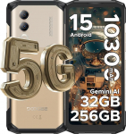 DOOGEE Blade 20 Turbo 5G AI Android 15 v&auml;litelefoni ilma lepinguta, 10300mAh/33W, 32GB + 256GB / TF 2TB v&auml;litelefoni, 50MP AI kaamera, 6,6-tolline IPS-ekraan, 3 kaardid Dual 5G SIM / IP68 / NFC