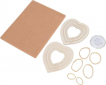 Makramee-Brett, Leichter Kork f&uuml;r Flechtprojekte, 27,9 X 38,1 Cm, Ideal f&uuml;r die Schmuckherstellung und Heimwerkerarbeiten