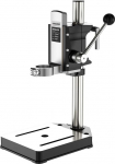 Drill Stand for Hand Drills, Universal Workbench Stand with 100 mm Aluminium Column, Sturdy Construction, 60 mm Drilling Depth, Compatible with Wood/Plastic/Aluminium for DIY and Workshop
