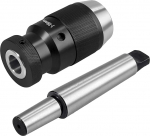 GETLITOOL Keyless Chuck B18 Drill Chuck 1-16 mm + MK3 Taper Mandrel Precision Drill Chuck for Lathe Drill MK3