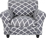 SearchI 1 Piece Stretch Diivan Cover koos eraldi padjap&uuml;&uuml;ridega, kaasaegne diivanikate koertele kassidele lemmikloomadele Non-Slip asendus m&ouml;&ouml;bli kaitsja diivanite katted elutuppa (Hall, 1 iste)