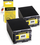 PATONA 2 x asendusaku Canon BP-827 2000 mAh, mis sobib Canon videokaameraga FS11 FS21 FS22 HF10 HF20 HF100 HG20 XA20 XA40 XA60 Legria FS200 FS306 FS406 GX10 HF G10 G40 G50 M30 M400 S10, mis sobib Canon videokaameraga FS11 FS21 FS22 HF10 HF20 HF100 HG ...