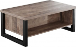 trendteam smart living - Kohvilaud elutoa laud - elutuba - Emile - kokkupandud m&otilde;&otilde;tmed (B x K x S) 110 x 45 x 65 cm - V&auml;rv tubakas tamme Matera - 2029108C5