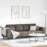 Diivanikomplekt Dunkelgrau Ecksofa Faux Wildleder Zeitgen&ouml;ssisches Design Blickfang f&uuml;r Wohnlandschaft Diivanivoodi