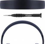 Geekria Plastikust k&otilde;rvaklapipadi, mis &uuml;hildub Beats Studio Pro k&otilde;rvaklappidega asendusrihmade remondiosa Sinine