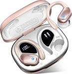 K&otilde;rvaklapid juhtmevabad Bluetooth Sport, 75 tundi 2026 Bluetooth 5.4 k&otilde;rvaklapid, s&uuml;gav bass, Hi-Fi Stereo, IP-X8 veekindlad juhtmevabad k&otilde;rvaklapid, ENC m&uuml;ravastased k&otilde;rvaklapid, USB-C k&otilde;rvaklappide sisseehitatud k&otilde;rvaklapid