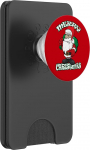 Frohe Weihnachten Weihnachtsmann-Cartoon PopSockets PopWallet f&uuml;r MagSafe
