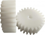 Kunststoff-Motorzahnrad, 2 St&uuml;ck, Modul 1,5, 28 Z&auml;hne, Stirnrad, 45 mm Durchmesser, 15 Dicke, Bohrung 4-15(12mm bore)