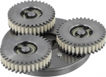 36T 47,5 mm Planetengetriebe mit 88 mm rechter Drehkupplung f&uuml;r Bafang 500 W-750 W Motor, 12 mm dick, Stahlkonstruktion, kompatibel mit 608 Kugellagern