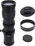 High Performance Telephoto Lens with 420mm/800mm F/8.3-16 Manual Zoom for Canon, Sony, Minolta, Nikon, Pentax, Olympus and Other DSLR Cameras