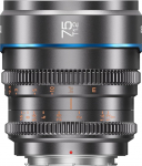 SIRUI Night Walker 75 mm Cine Lens with Manual Focus, Gran Apertura T1.2 Con Marco S35 for M4/3 Mount Cameras, for BMPCC4K, GH5II, GH6, Z Cam (MS75M-G, MFT Mount, Grey)