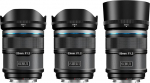 SIRUI Sniper F1.2 autofookusobjektiivi komplekt, 23mm, 33mm, 56mm, lainurk APS-C kaamera objektiiv, E Mount objektiiv A6400, A6700, ZV-E10, FX3/30 jaoks (AS-3S-EB, E Mount, must)
