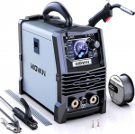 Keevitusmasin keermestatud traat ilma gaasita 3-in-1 inverter 140A s&uuml;nergilise voolu MIG / MMA / Lift TIG keevitusmasin, 60% ED, IGBT tehnoloogia, &uuml;he puutega traadi s&ouml;&ouml;tmine, kerge ja kaasaskantav DIY M140S jaoks