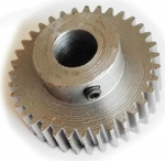 Modulritzel, Motorritzel, 1 St&uuml;ck 0,8 Modul Stirnrad 30T 31T 32T 35T 36T 38T 39 Z&auml;hne 0,8M Stufenstirnrad 4mm 6,35mm 10mm Bohrung Kohlenstoffstahl-Stirnradkegel(34 hammast*4mm Bore)