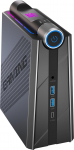 Mini PC RGB, AMD Ryzen 9 6900HX (kuni 4,9 GHz), 16 GB DDR5 512 GB NVME PCIe3.0 SSD, Radeon 680 M - in11 Micro lauaarvuti &auml;ri, kontori, kerge m&auml;ngimise jaoks, reguleeritav 3 režiimis, WiFi 6, topeltventilaatoriga