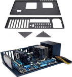 Cuifati MK 01 DIY Gaming Computer Case Avatud korpus emaplaatide jaoks 305X245MM laias kehas soojuse hajutamise disain SSD emaplaadi tarvikud